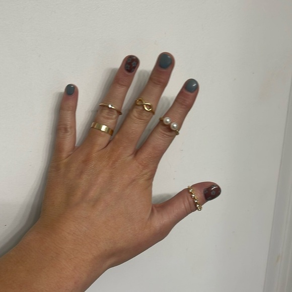 Bohemian Gold Ring Set 💛 Lot 11 - Picture 1 of 4